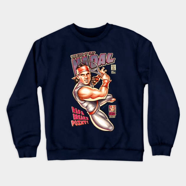 King Of Clay Crewneck Sweatshirt by renatodsc